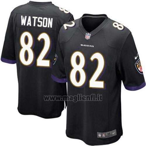 Maglia NFL Game Baltimore Ravens Watson Nero